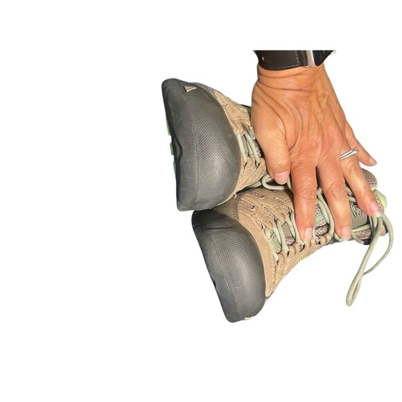 Keen Targhee Vent Mid Hiking Boots Women's Size 7 Brown Green Lace Up Outdoor - Picture 7 of 14